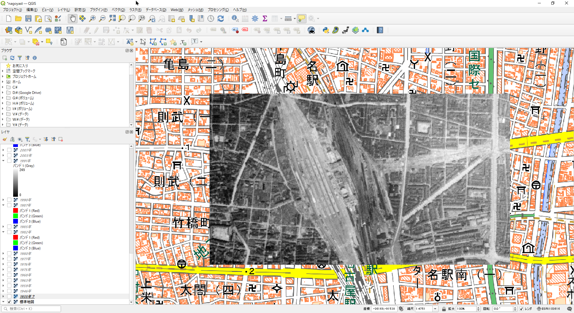 QGIS2WEBプラグインでマップのWEB公開（ベースマップ表示編）(その3)