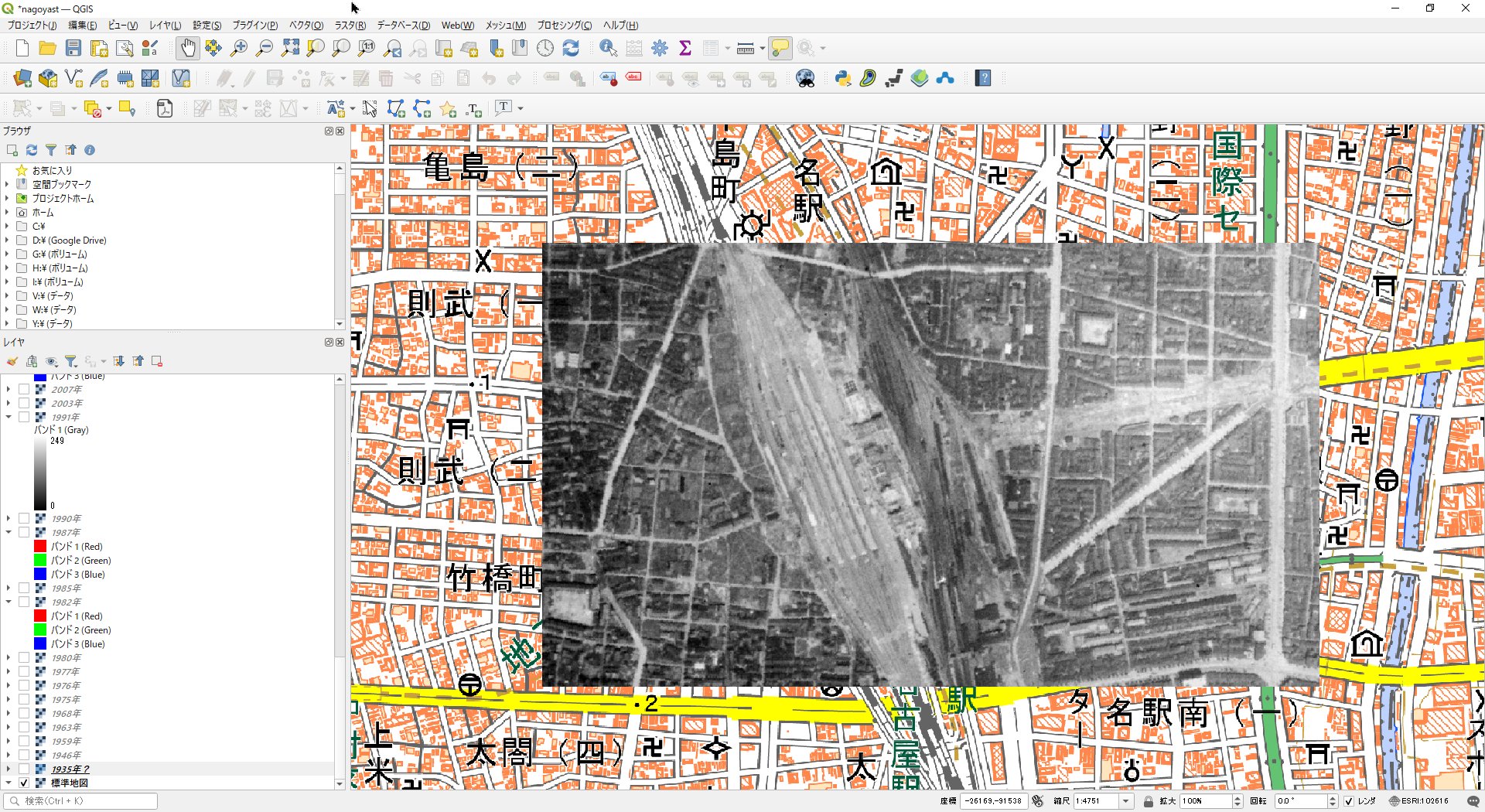 QGIS2WEBプラグインでマップのWEB公開（ベースマップ表示編）(その3)