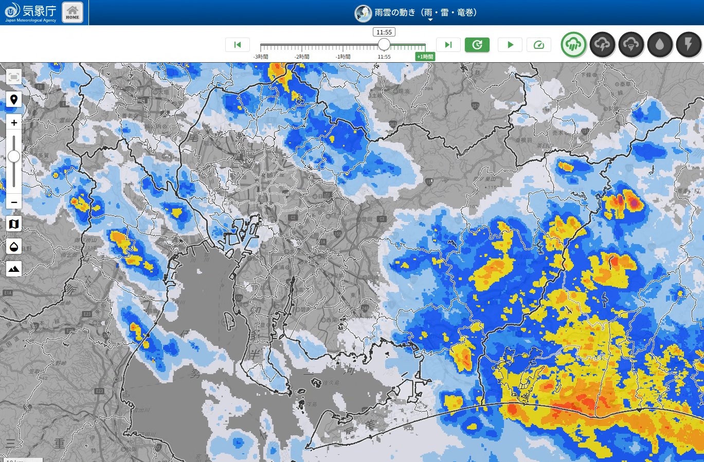 豊川水系宇連ダム流域に恵みの雨が降る