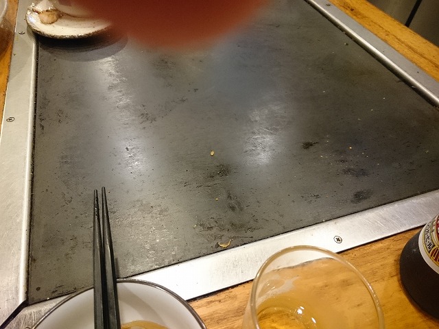 東区葵にある武馬屋にやってきました。鉄板が恋しくて。