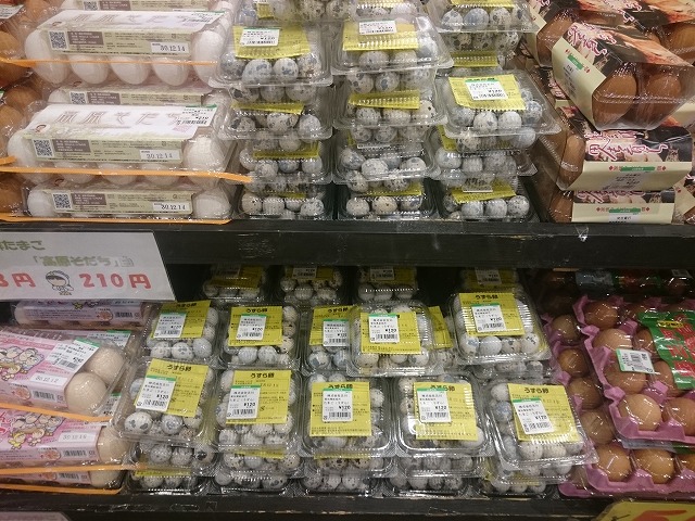 道の駅もっくる新城にやってきました。弁当用のうずらの卵と新城産シークワーサ？を買いました。
