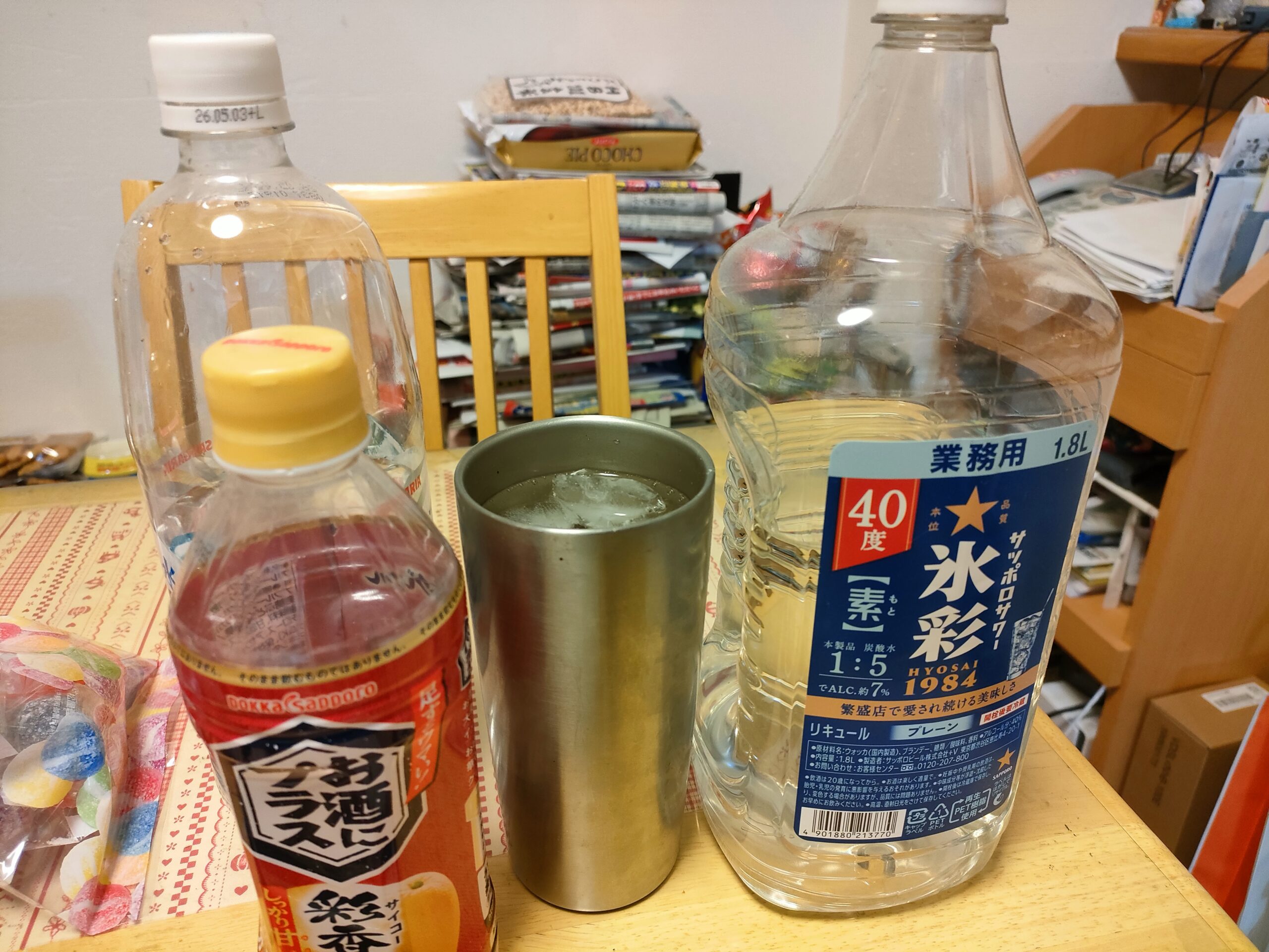 サッポロサワー 氷彩１９８４素 40度 ペット1.8Lを試してみた　#モラタメ