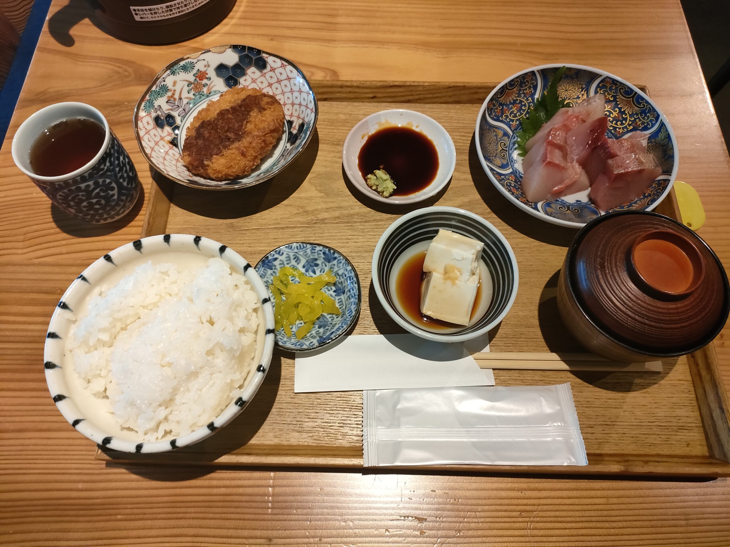 さかなやま タナカの田中@名古屋市西区那古野にやってきました。刺身ランチいただきました。